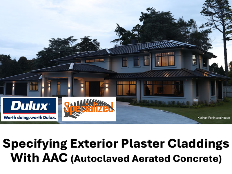 Specifying Exterior Plaster Claddings with AAC image